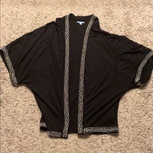 Black beaded cardigan